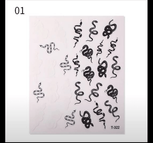 Collant serpent T-322 - Ongles Elaine Lemay