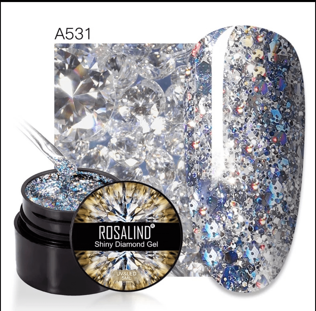 Glitter en gel Rosalind