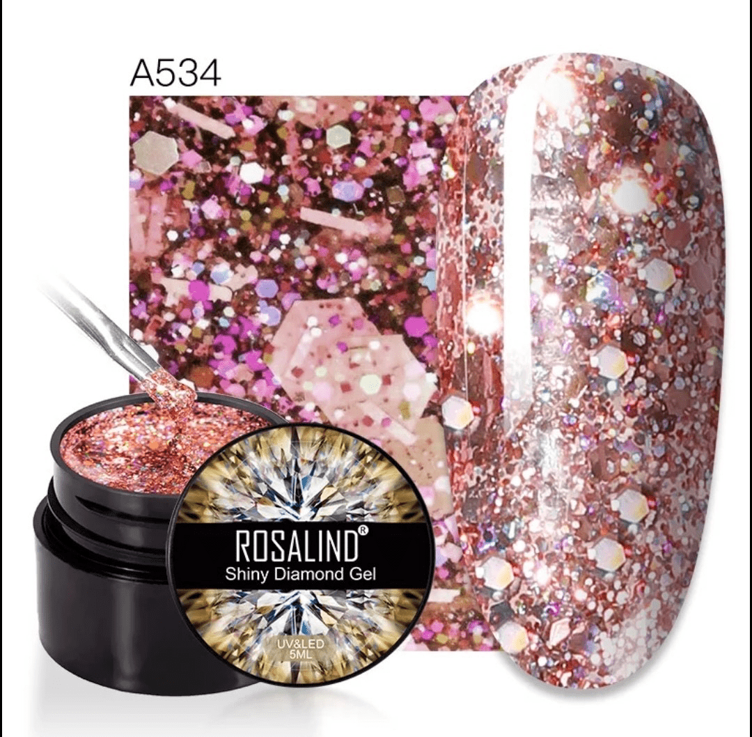 Glitter en gel Rosalind