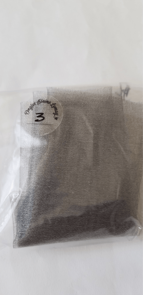 Organza petit morceau - Ongles Elaine Lemay