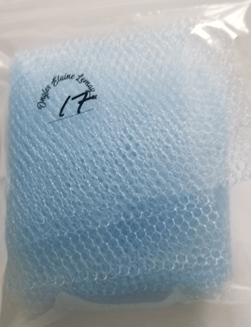 Tulle gros carreaux - Ongles Elaine Lemay