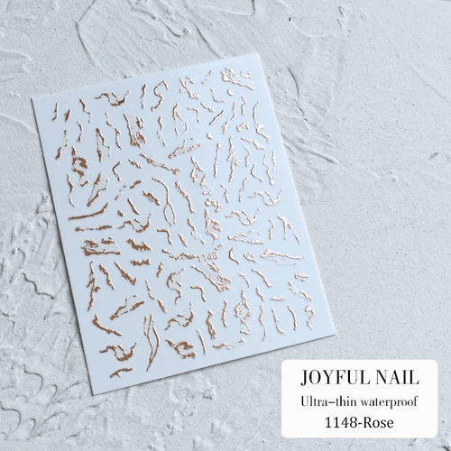 Collant marbrure #1148 rose gold - Ongles Elaine Lemay