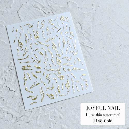 Collant marbrure #1148 or - Ongles Elaine Lemay