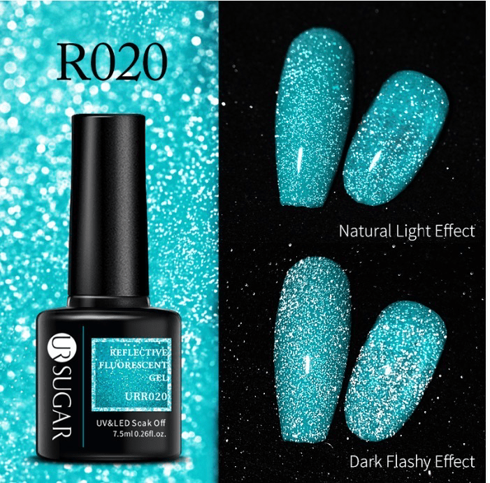 Vernis gel reflective fluorescent URR