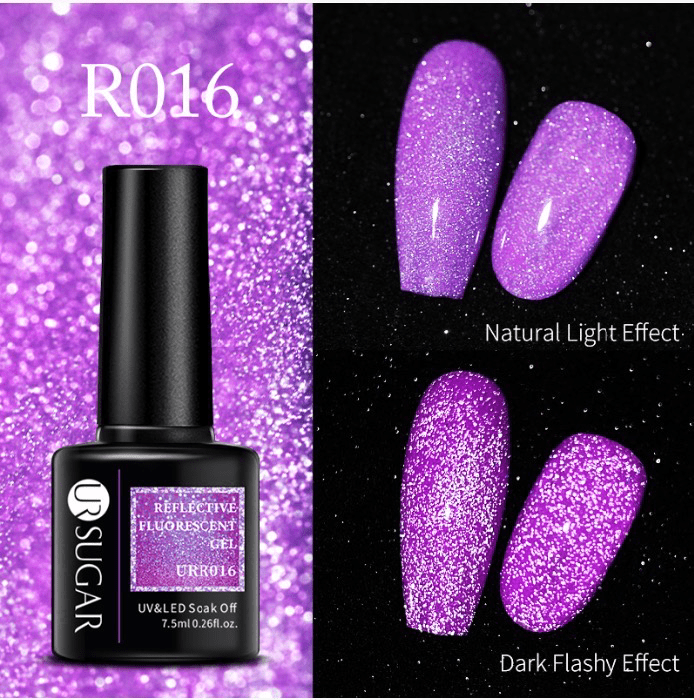 Vernis gel reflective fluorescent URR