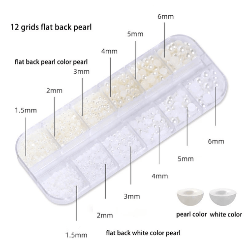 Boîtier de perles - Ongles Elaine Lemay