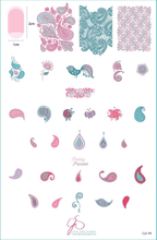 CJS-99 Paisley Princess - Ongles Elaine Lemay