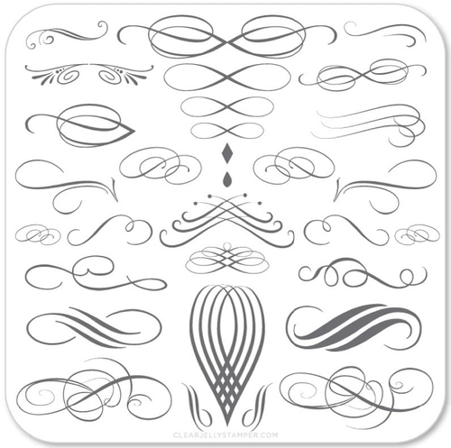 CJS-46 Victorian Flourish - Ongles Elaine Lemay