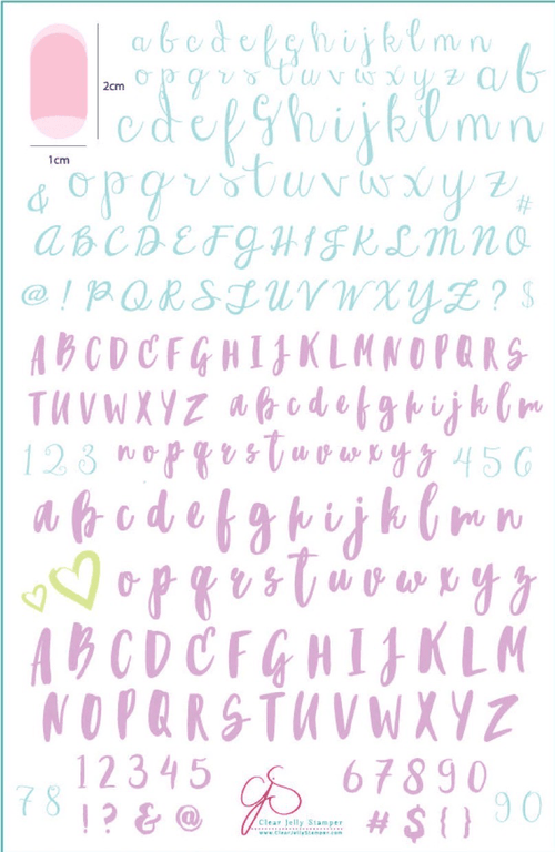 CJS-40 Alphabet Brush - Ongles Elaine Lemay