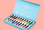 Large Stamping kit vernis Layering 20 couleurs - Ongles Elaine Lemay