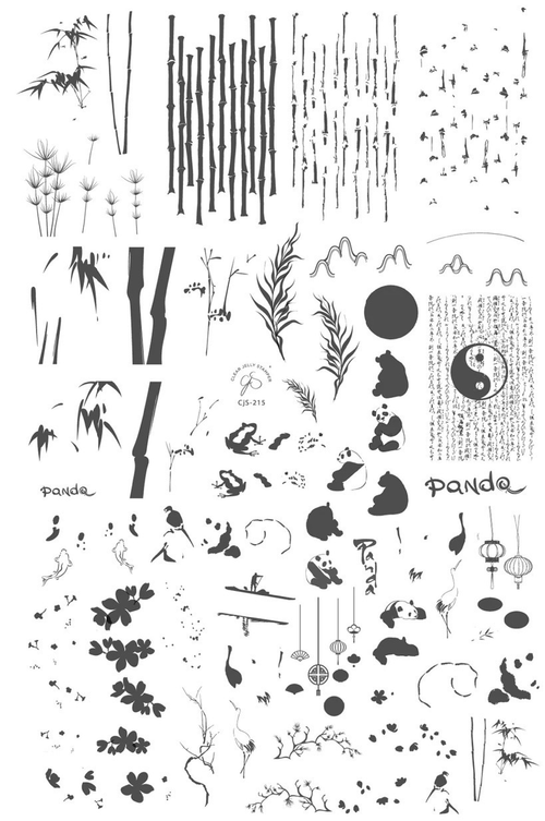 CJS-215 Panda and Friends - Ongles Elaine Lemay