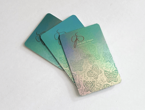 Carte grattoir stylisée pqt de 3 - Ongles Elaine Lemay