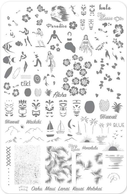 CJS-128 Aloha! - Ongles Elaine Lemay