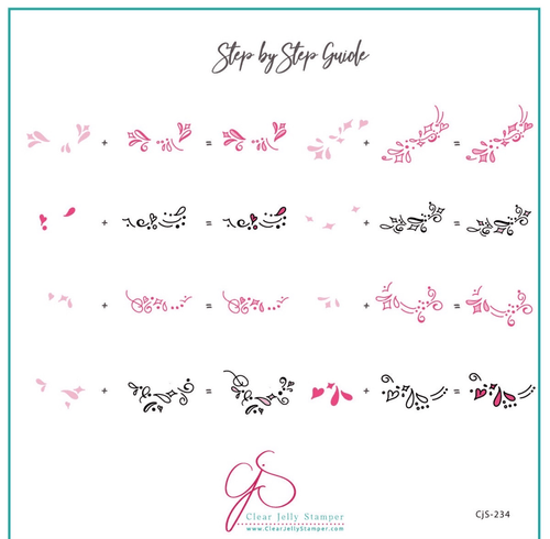 CJS-234 Twirly Swirly French - Ongles Elaine Lemay