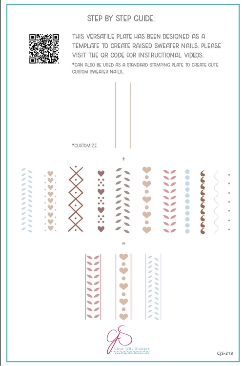 CJS-218 Sweater Textures - Ongles Elaine Lemay