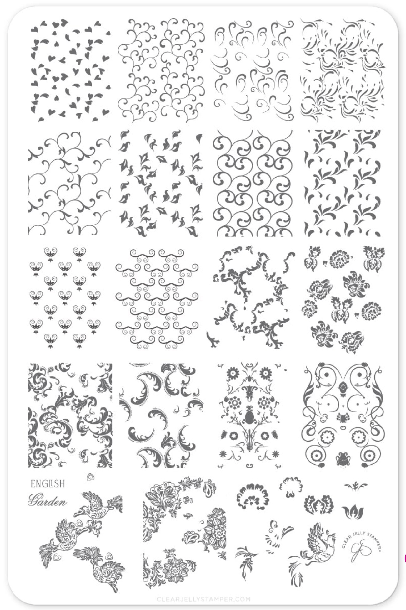 English Garden Swirls CJS-173
