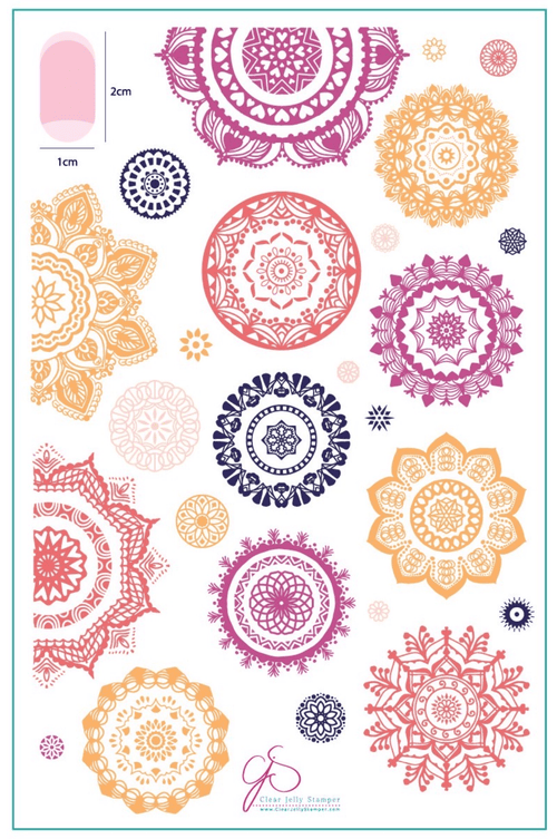 CJS-LC-19 Manishaâs Mandalas - Ongles Elaine Lemay