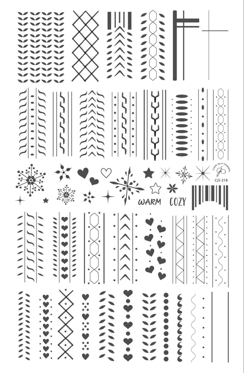 CJS-218 Sweater Textures - Ongles Elaine Lemay