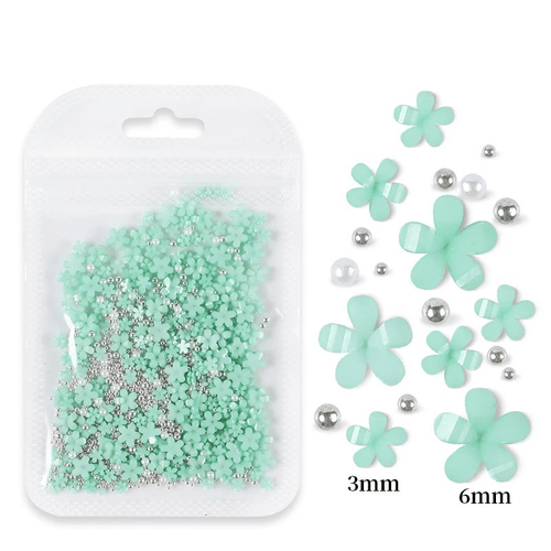 Petites Fleurs 3D - Ongles Elaine Lemay