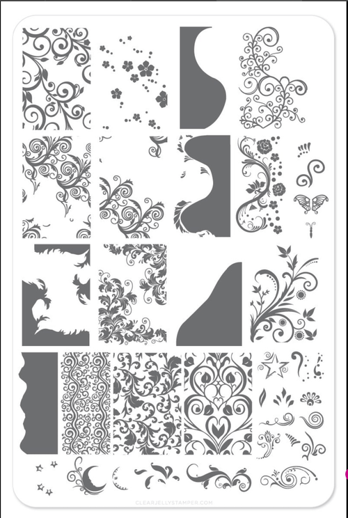 CJS-48 Sweet Swirls - Ongles Elaine Lemay