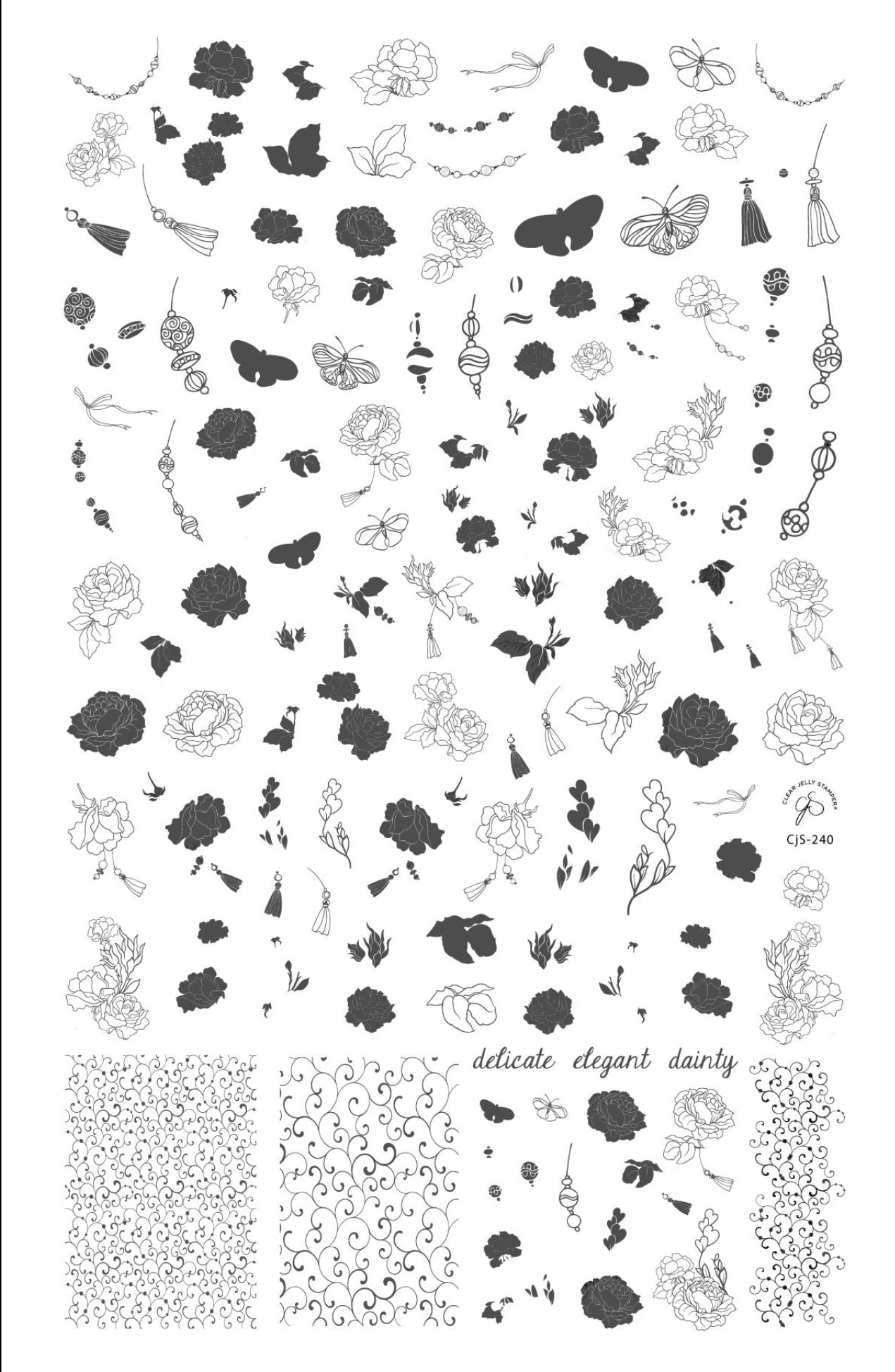 CJS-240 Floral Tassel