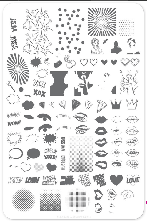 CJS-V-22 Pop Heart - Ongles Elaine Lemay