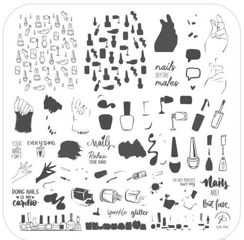 CJS-192 But first - Nails - Ongles Elaine Lemay