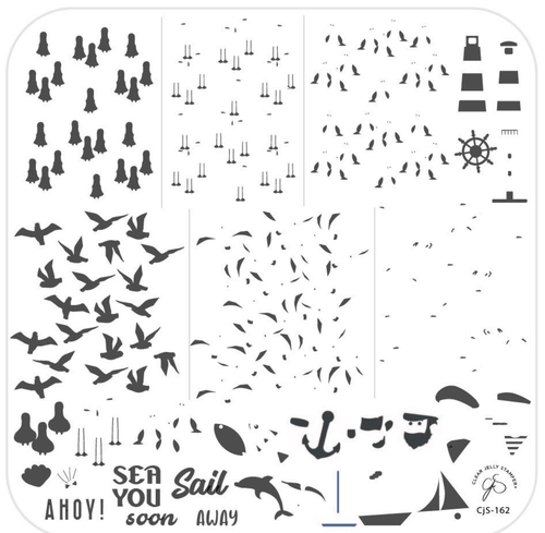 CJS-162 Sail Away - Ongles Elaine Lemay