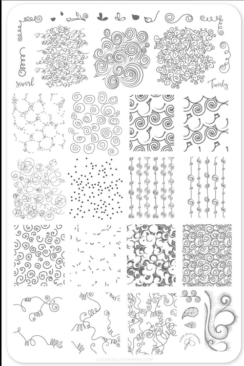 CJS-LC-66 For the Love of Swirlâs - Ongles Elaine Lemay