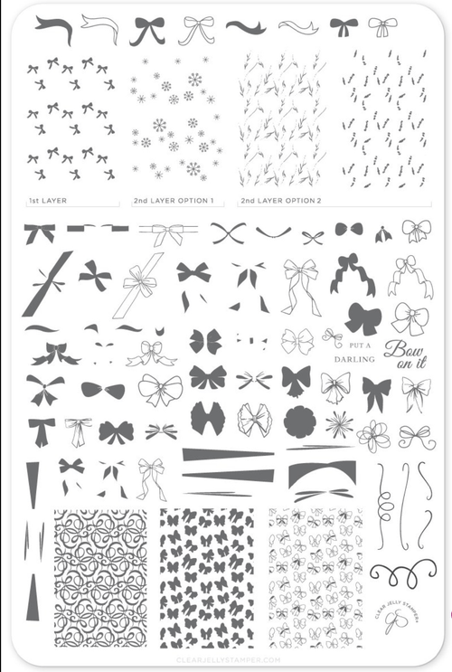 CJS-147 Put a Bow on it Darling - Ongles Elaine Lemay