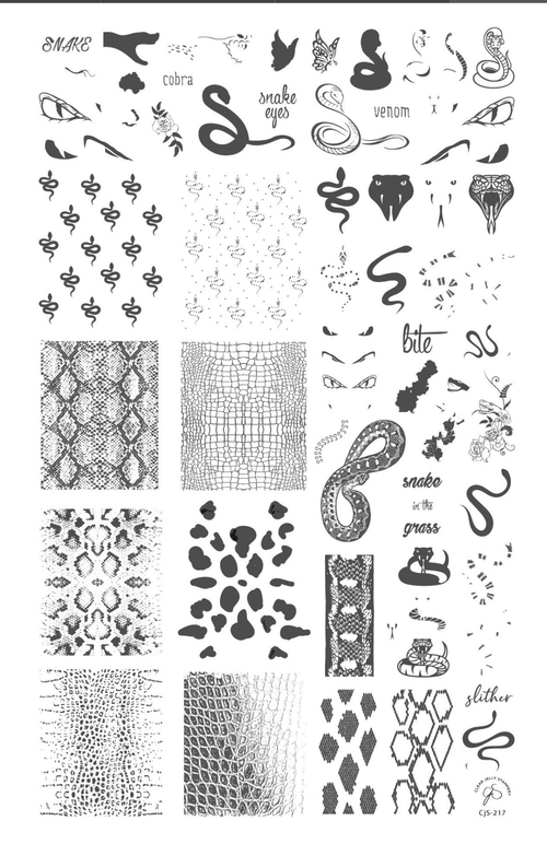 CJS-217 Snake - Ongles Elaine Lemay