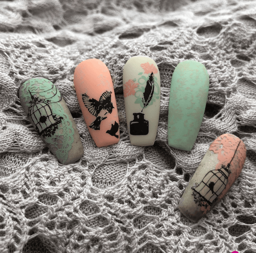 CJS-LC-45 Suzieâs Victorian Plate - Ongles Elaine Lemay