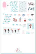 CJS-141 Splish splash - Ongles Elaine Lemay