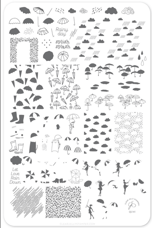 CJS-141 Splish splash - Ongles Elaine Lemay