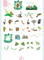 CJS-LC-34 Suzieâs Wlecome to the Jungle - Ongles Elaine Lemay