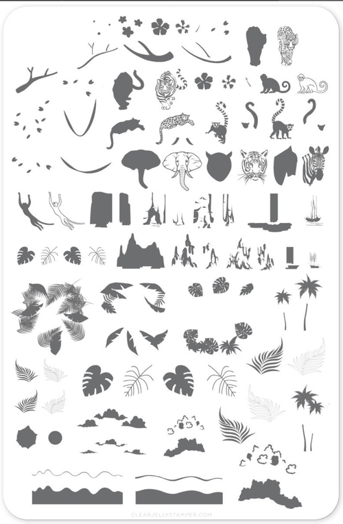 CJS-LC-34 Suzieâs Wlecome to the Jungle - Ongles Elaine Lemay