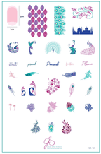 CJS-126 Strut your Tail Feathers - Ongles Elaine Lemay