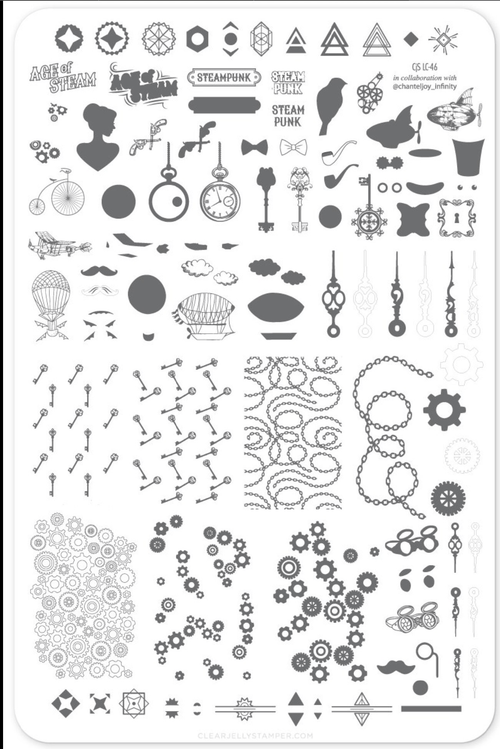 CJS-LC-46 Vintage Steampunk - Ongles Elaine Lemay