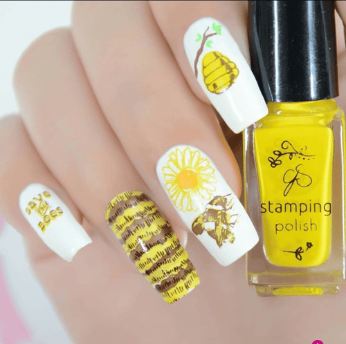 CJS-68 Save the Bees - Ongles Elaine Lemay