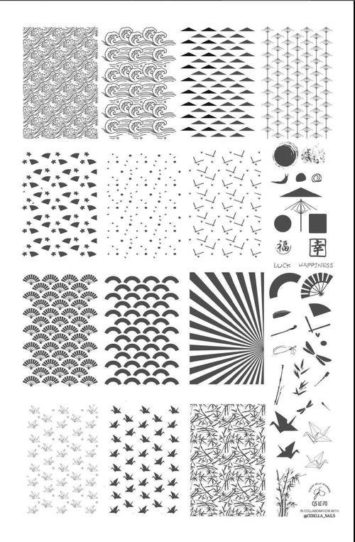 CJS-LC-70 Luck and Hapiness - Ongles Elaine Lemay