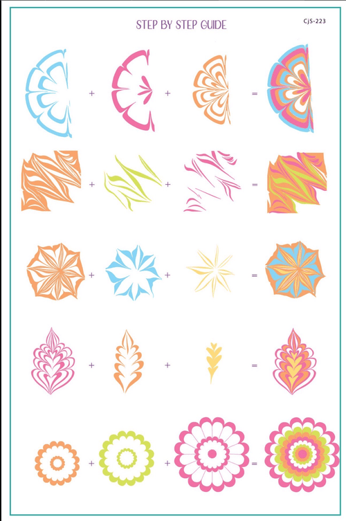 CJS-223 Water Marble - Ongles Elaine Lemay