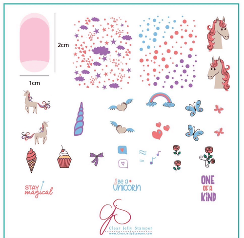 CJS-94 Lil Unicorn - Ongles Elaine Lemay