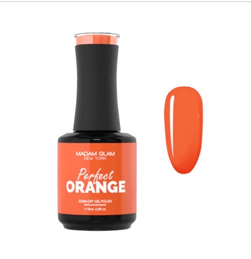Perfect Orange - Ongles Elaine Lemay