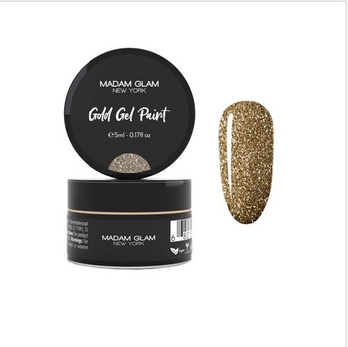Gel Paint Gold (Or) - Ongles Elaine Lemay