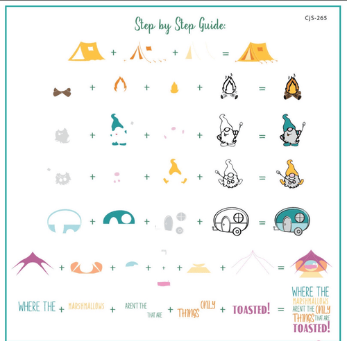 CJS-265 Camping with my Gnomies - Ongles Elaine Lemay