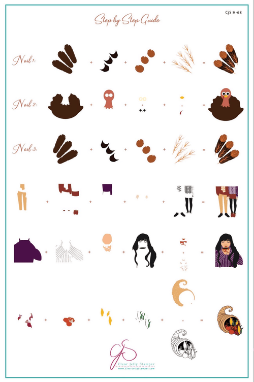 CJS-H-68 Gobble till you wobble - Ongles Elaine Lemay