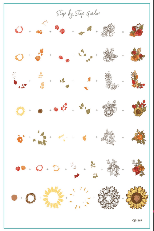 CJS-267 Harvest Bouquet - Ongles Elaine Lemay