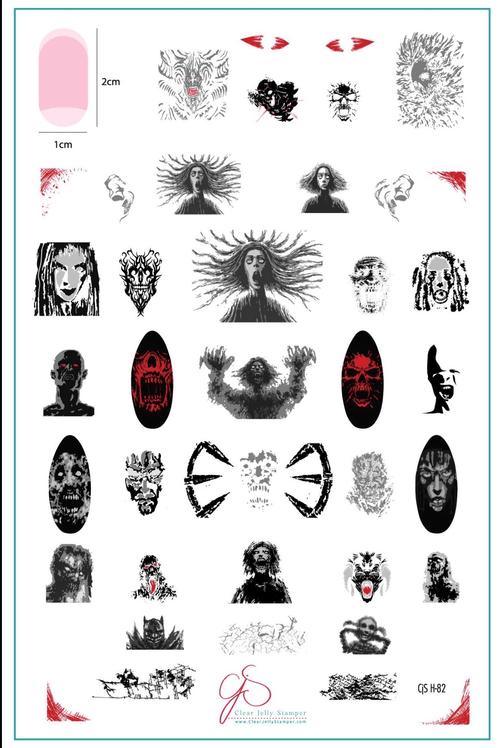 CJS-H-82 Nightmare - Ongles Elaine Lemay