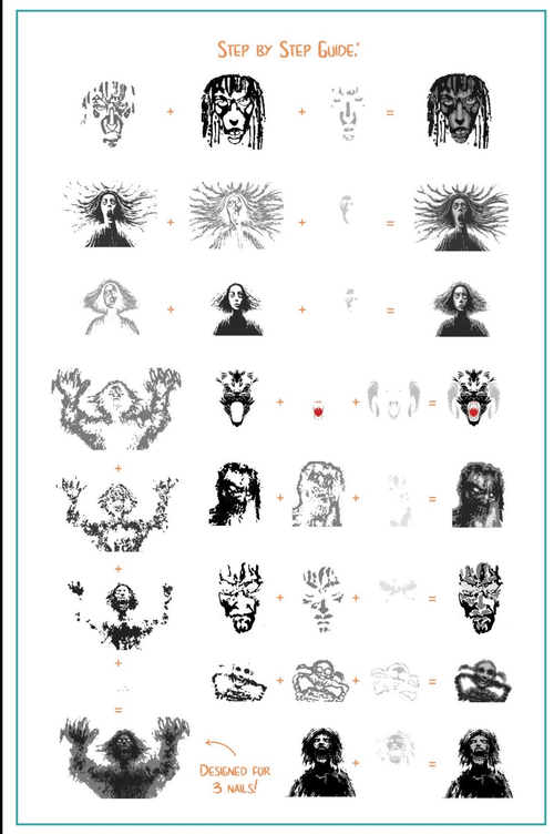 CJS-H-82 Nightmare - Ongles Elaine Lemay