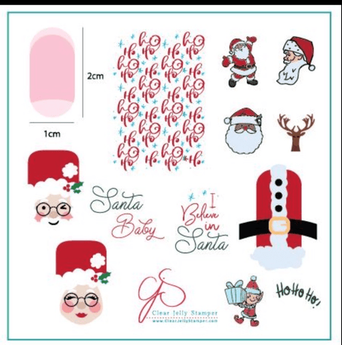 CJS-C-34 Classic Santa - Ongles Elaine Lemay